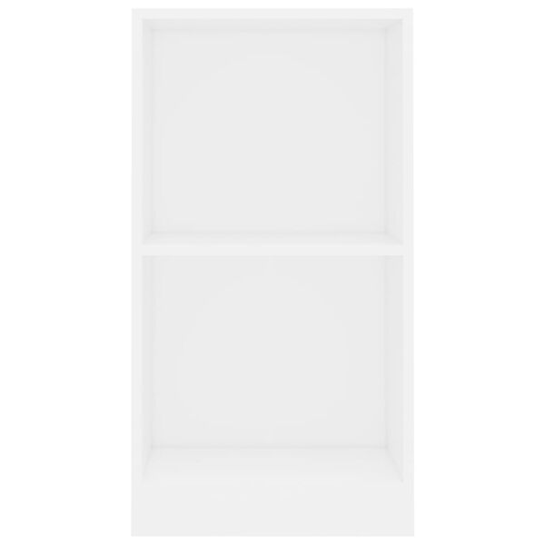 vidaXL 本棚 ホワイト 40x24x75cm エンジニアリングウッド