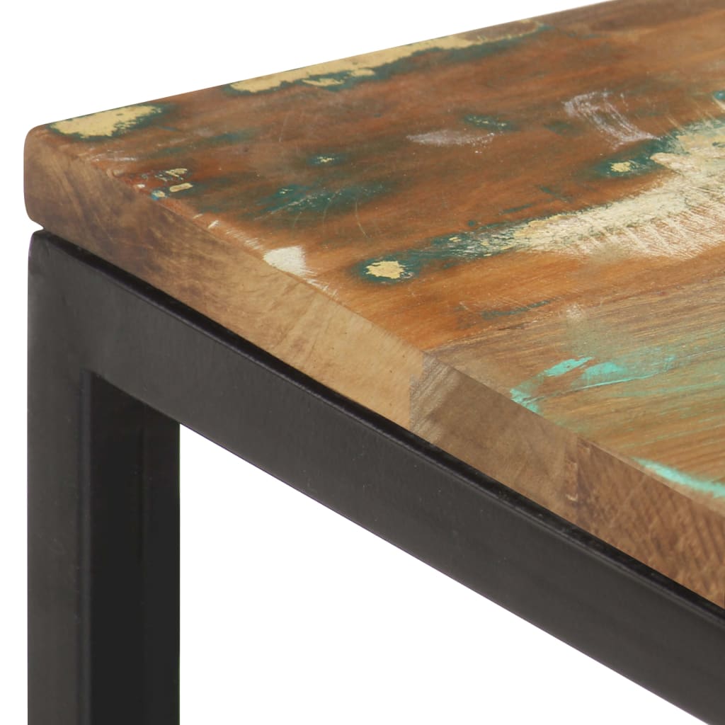 vidaXL ネスティングコーヒーテーブル 2点 無垢の再生木材