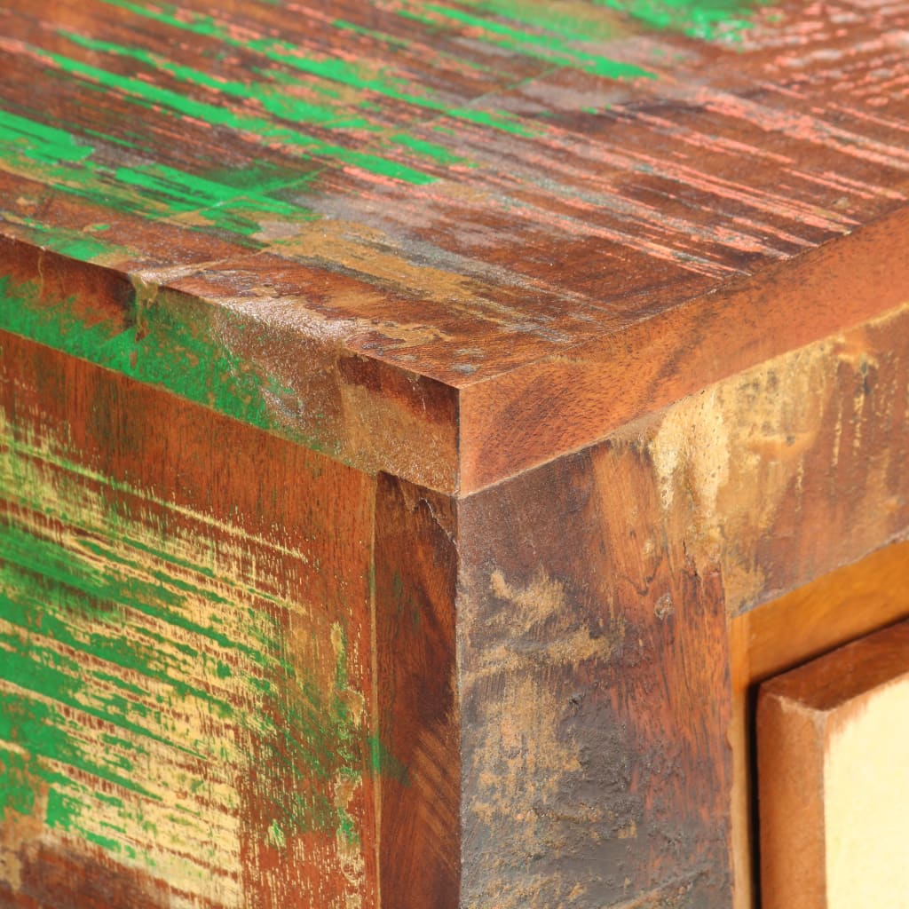 vidaXL サイドボード 59x33x75cm 無垢の再生木材