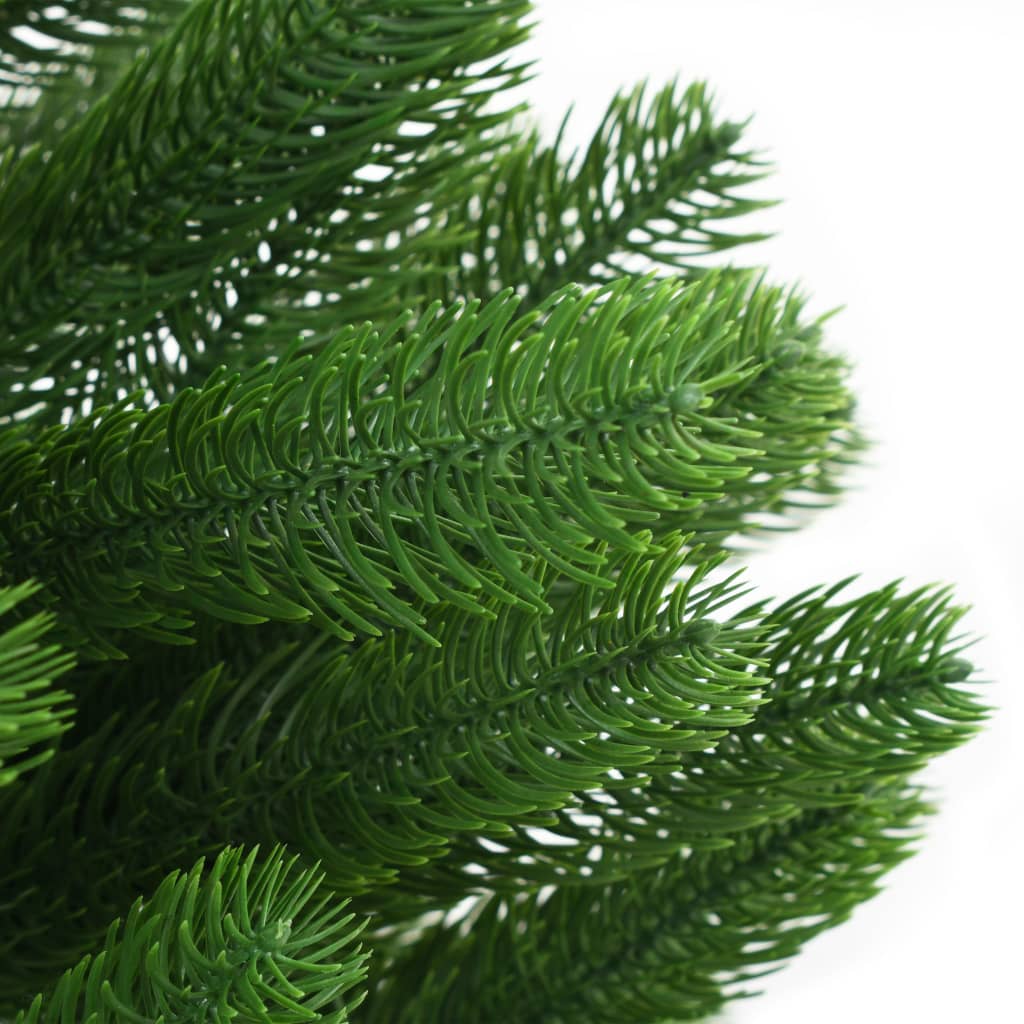 vidaXL 人工クリスマスツリー 本物そっくり 針葉付き 210cm グリーン