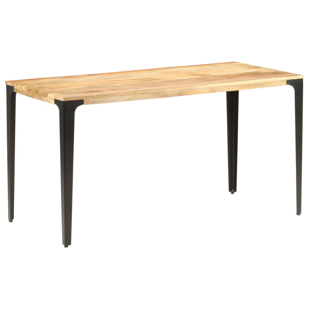 vidaXL ダイニングテーブル 140x70x76 cm マンゴー無垢材