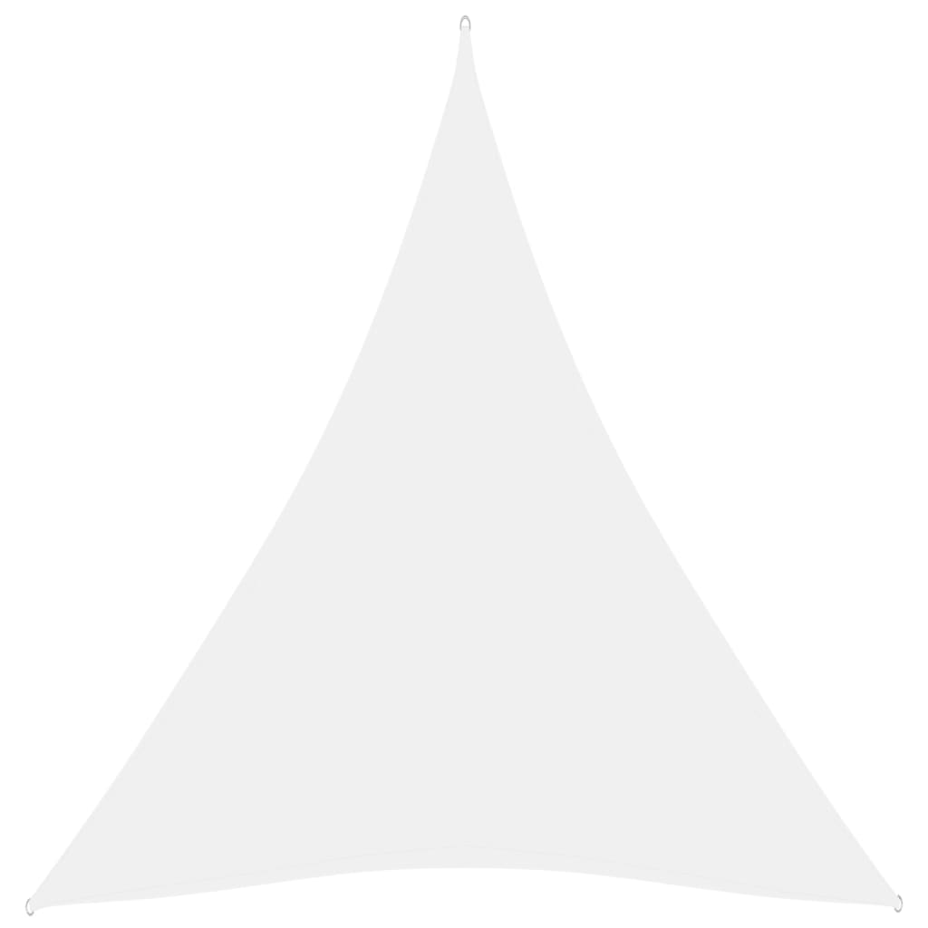 vidaXL サンシェードセイル 4x5x5m 三角形 オックスフォード生地 ホワイト