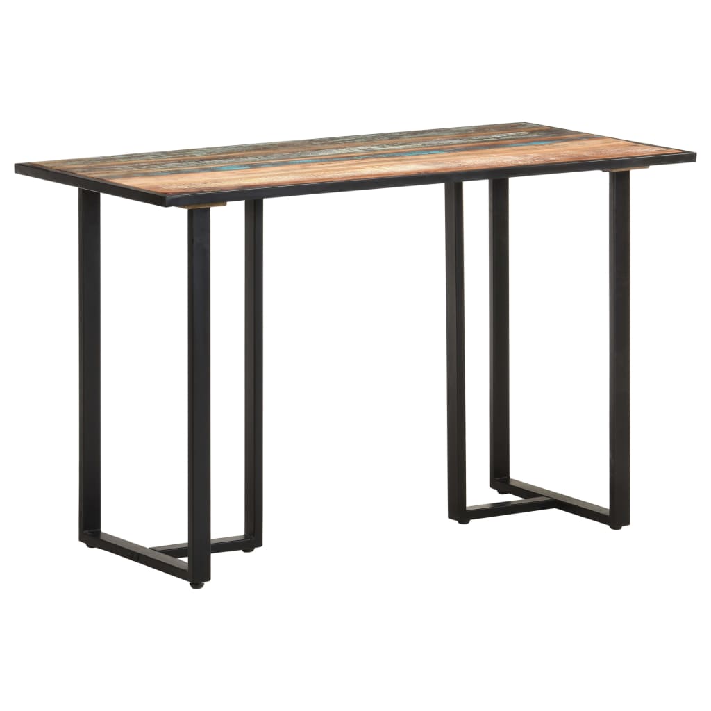 vidaXL ダイニングテーブル 120cm 無垢の再生木材