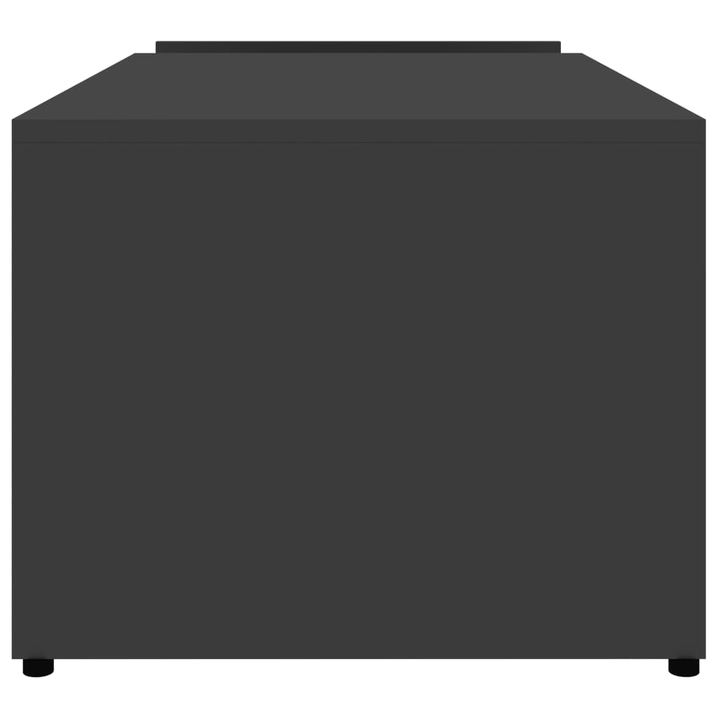 vidaXL コーヒーテーブル 灰色 90x45x35cm パーティクルボード