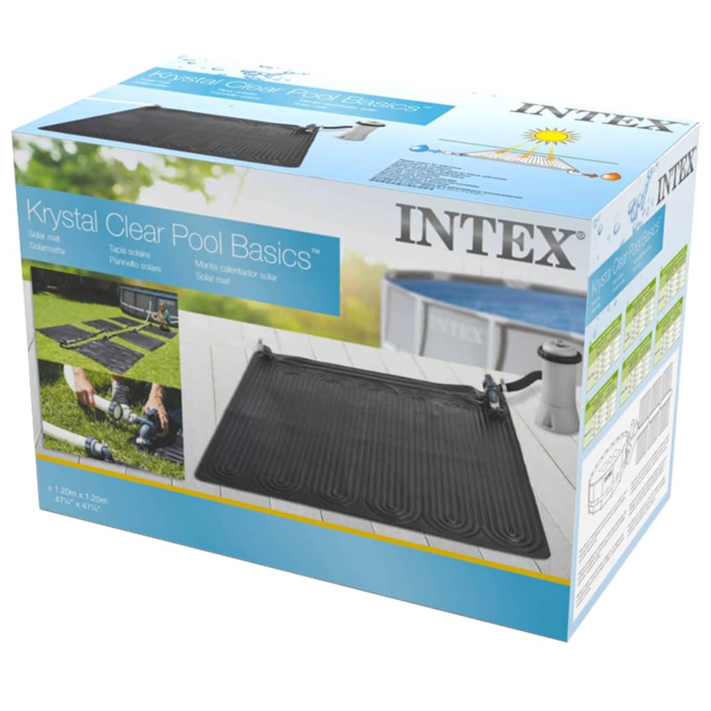 INTEX Intex ソーラーヒーティングマット PVC製 1.2x1.2m ブラック 28685