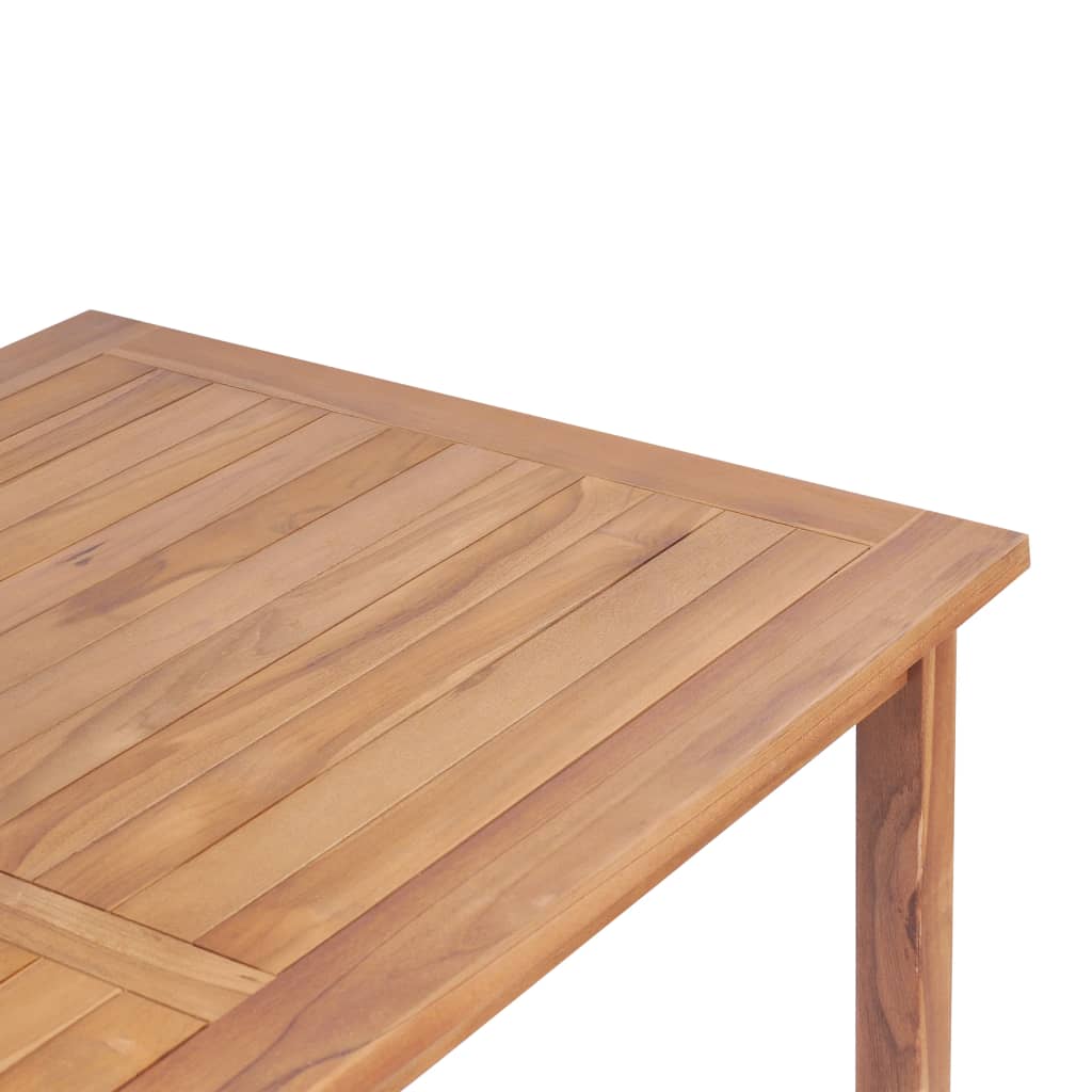 vidaXL ガーデンバーテーブル 120x65x110cm チーク無垢材