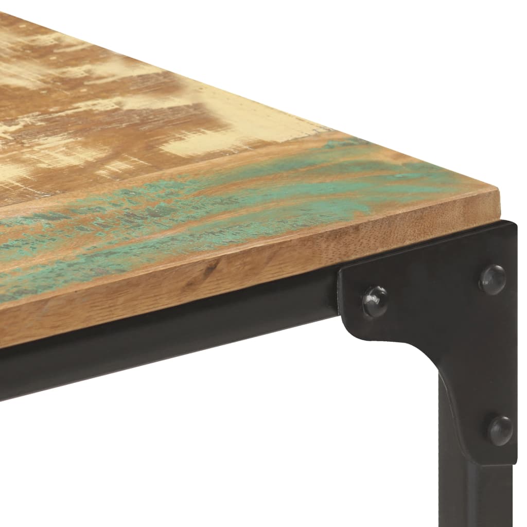 vidaXL コンソールテーブル 110x30x75cm 無垢の再生木材