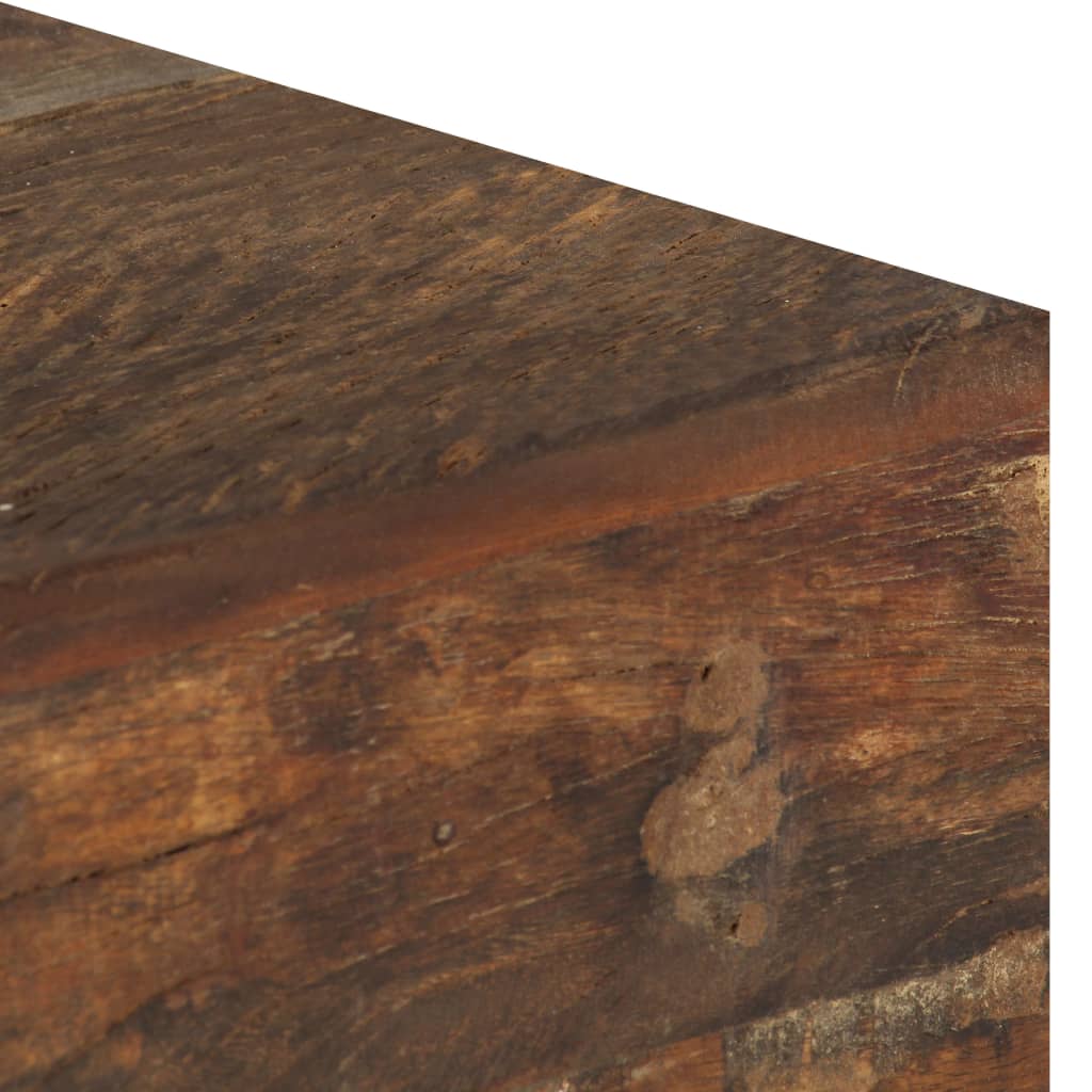 vidaXL スツール 35x35x40cm 無垢の再生木材