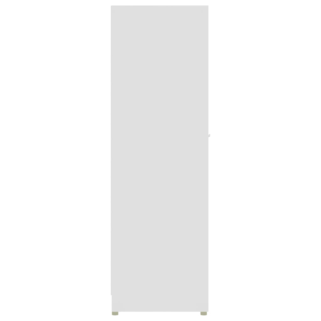 vidaXL バスルームキャビネット 白色 30x30x95cm パーティクルボード