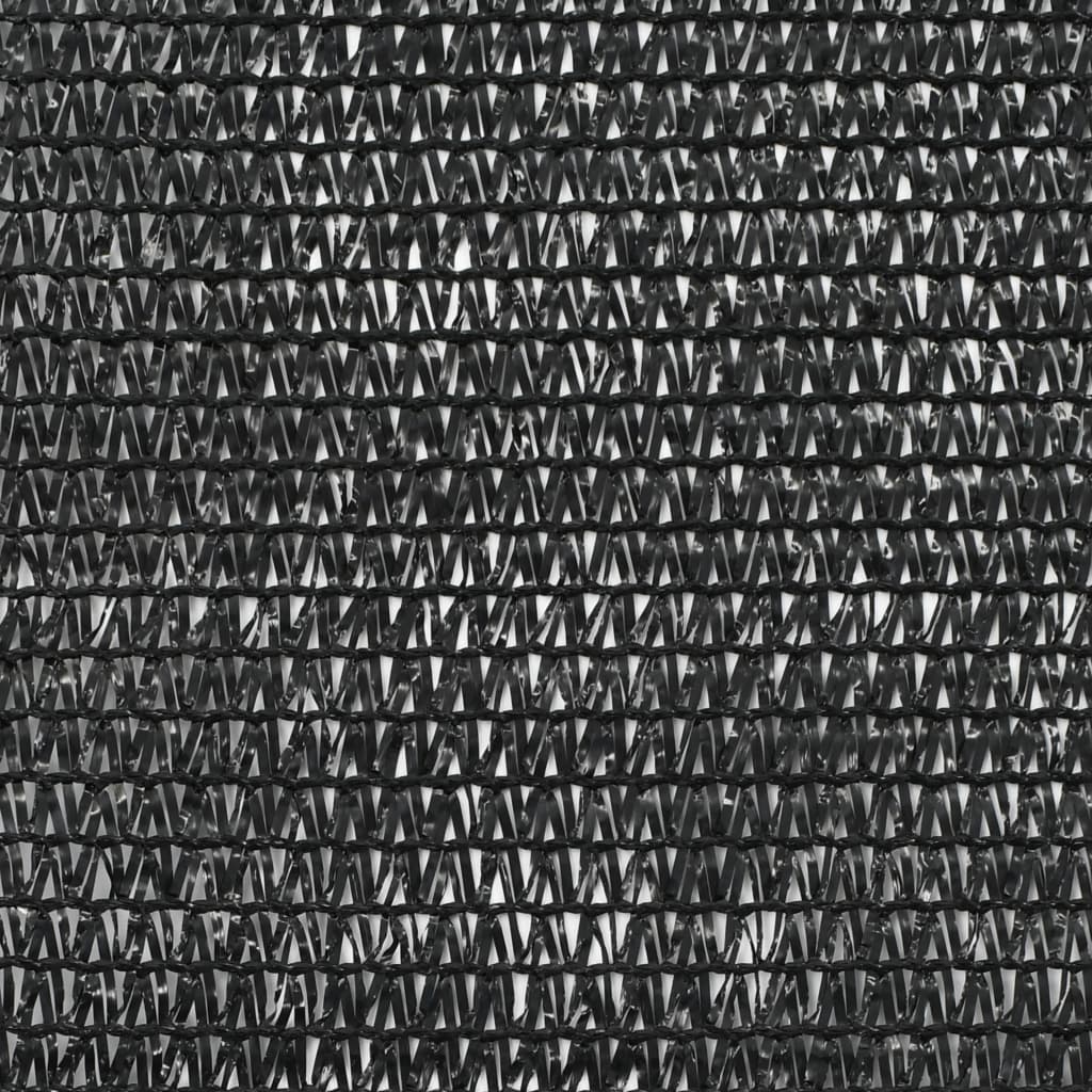 vidaXL テニススクリーン 高密度ポリエチレン製 1.6x100m ブラック