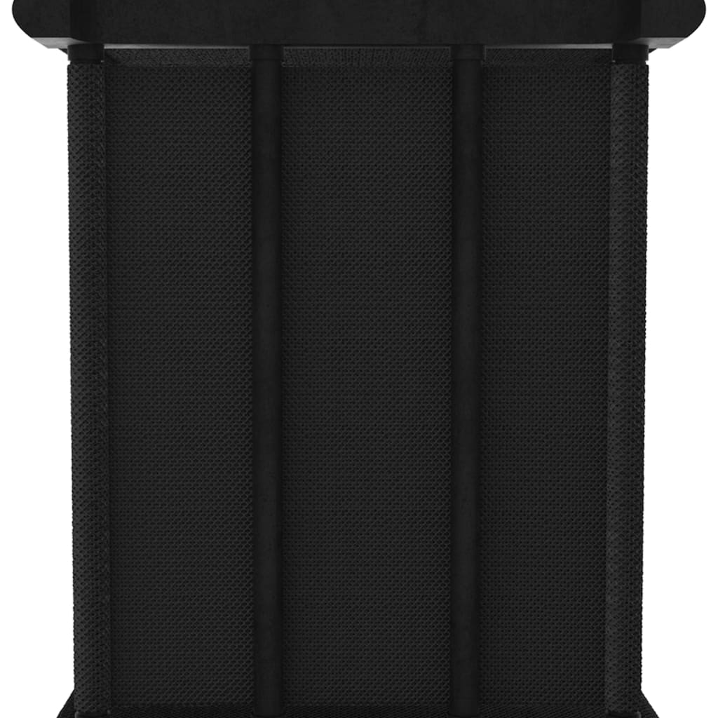 vidaXL 5キューブ ディスプレイシェルフ 箱付き ブラック 103x30x72.5cm 布製