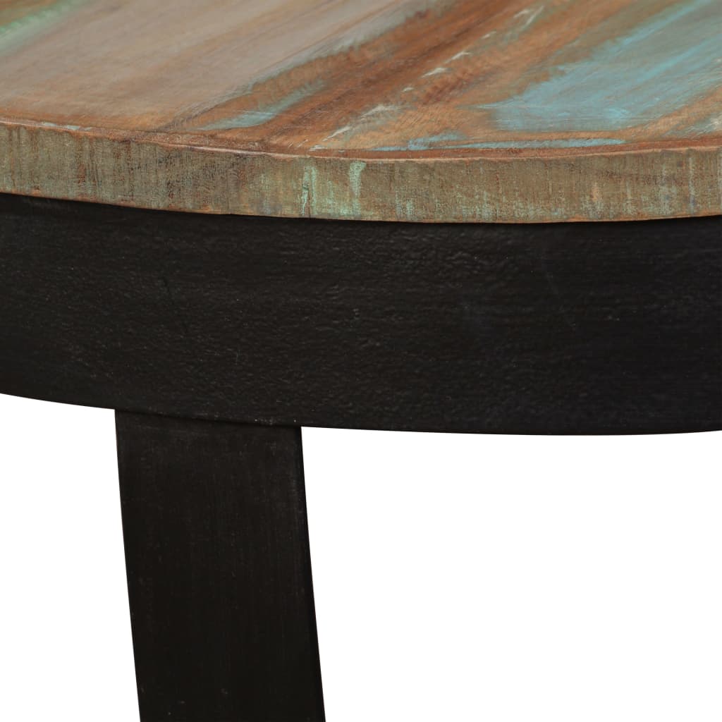 vidaXL コーヒーテーブル 無垢の再生木材 60x40cm