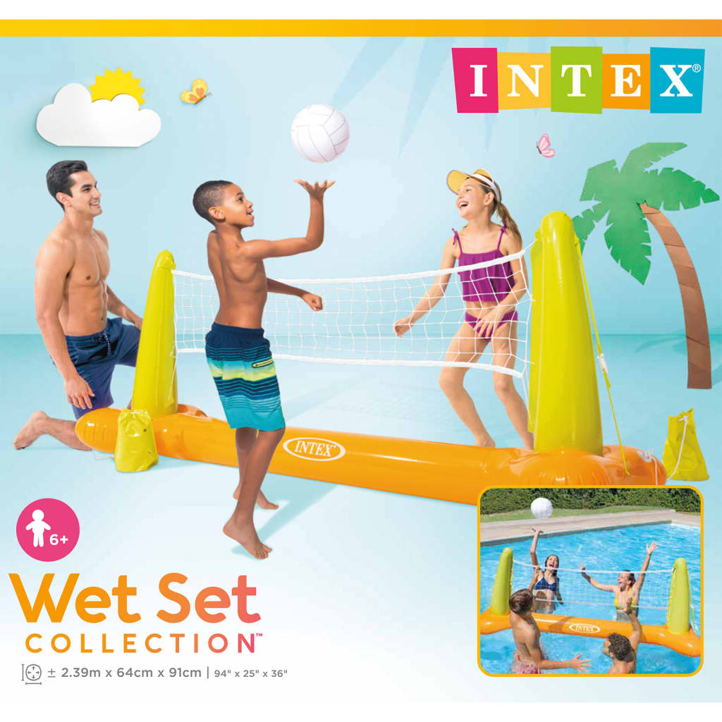 INTEX Intex プールバレーボールゲーム 239x64x91 cm