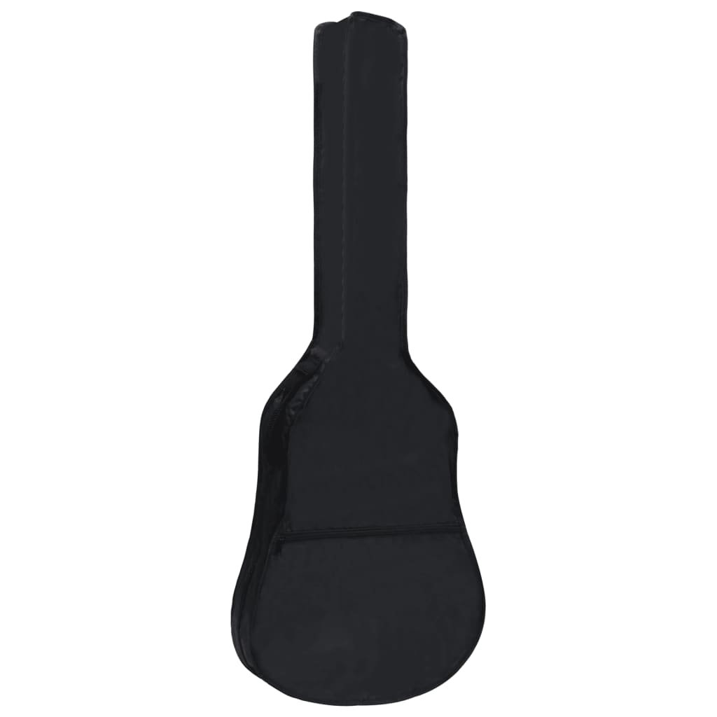 vidaXL ギターバッグ 3/4クラシックギター ブラック 99.5x36.5 cm 布製