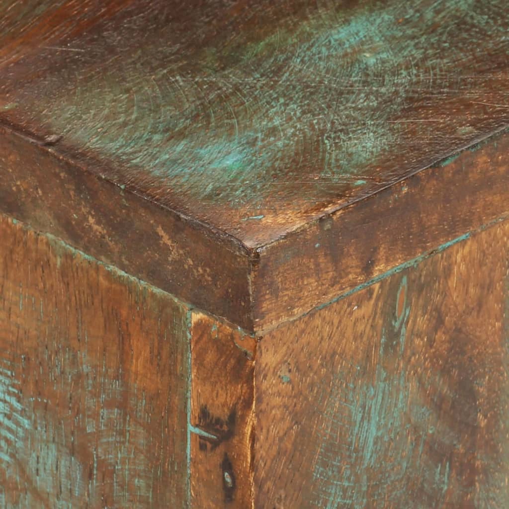 vidaXL コーヒーテーブル 68x68x41cm 無垢の再生木材
