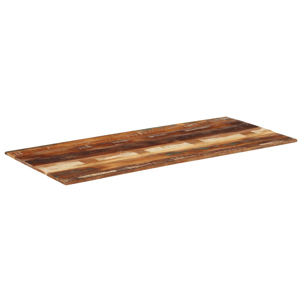 vidaXL テーブルトップ 長方形 60x140cm 15-16mm 無垢の再生木材