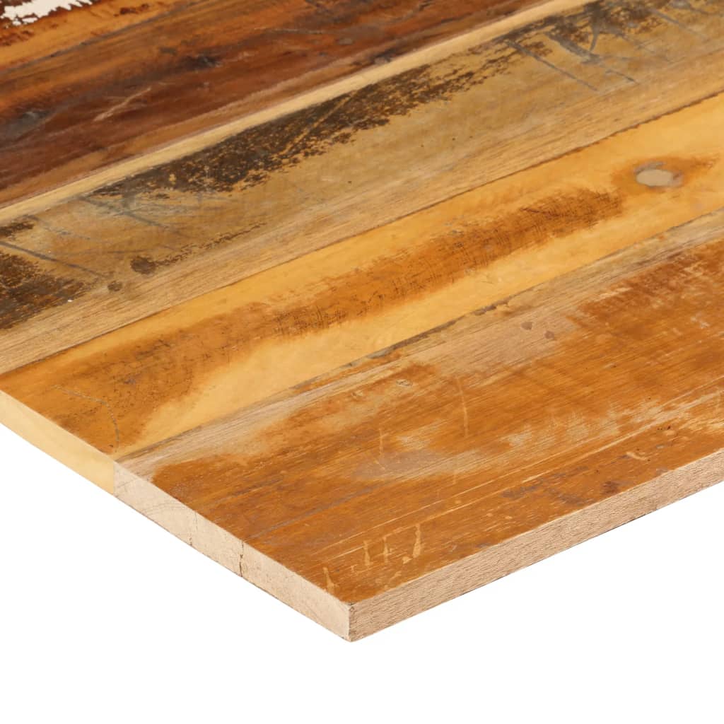 vidaXL テーブルトップ スクエア 70x70cm 15-16mm 無垢の再生木材