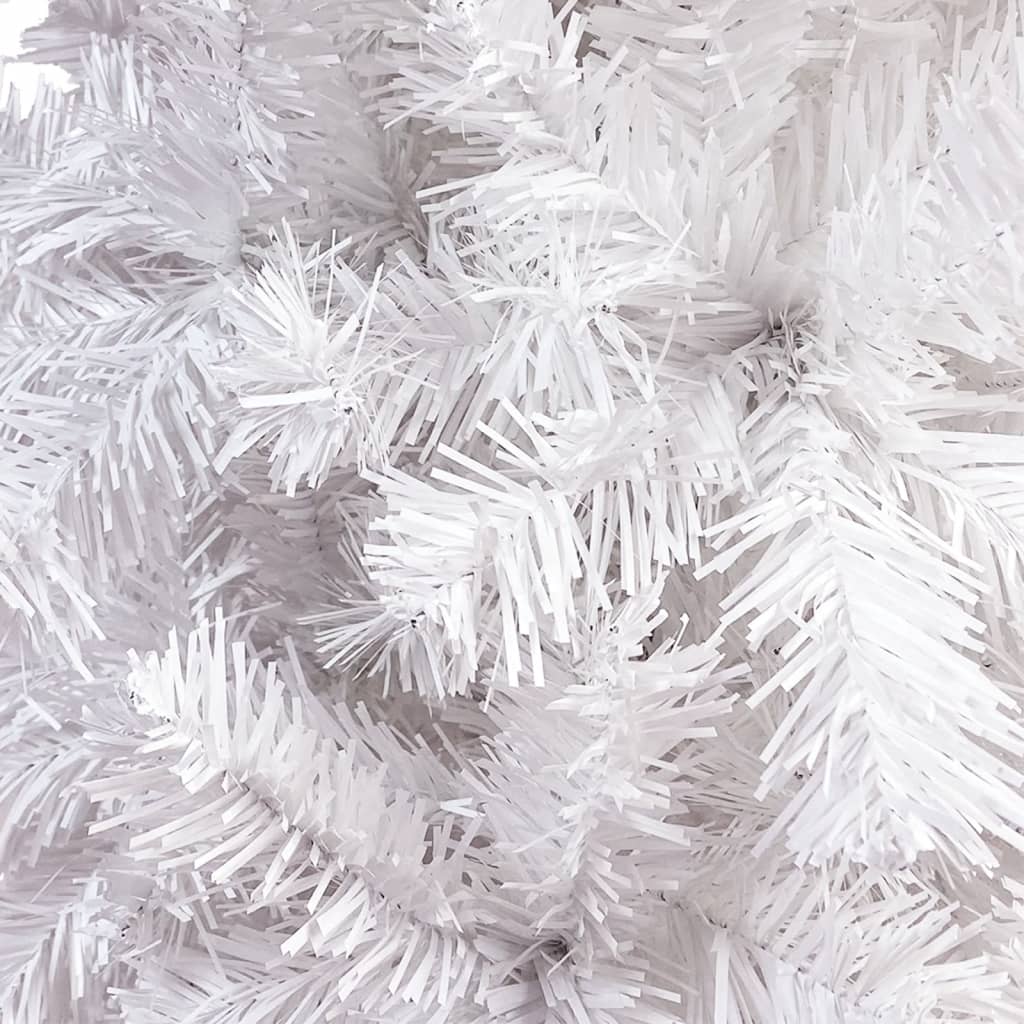 vidaXL スリム型 クリスマスツリー 120cm ホワイト