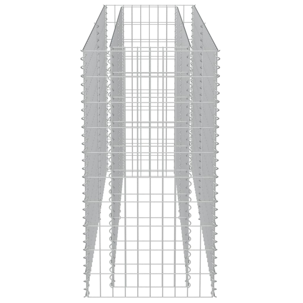 vidaXL カビオン レイズドベッド 亜鉛メッキ鋼製 180x50x100cm