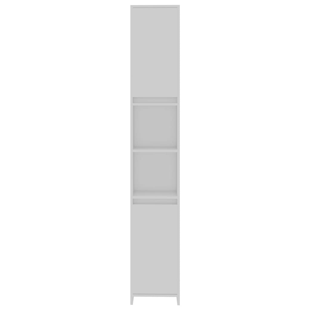 vidaXL バスルームキャビネット 白色 30x30x183.5cm パーティクルボード
