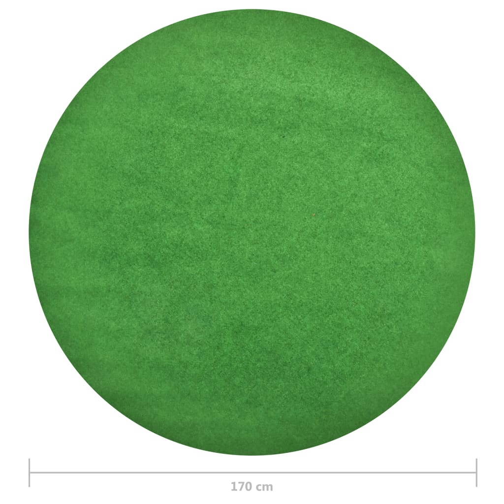 vidaXL 人工芝 スタッド付き 直径170cm グリーン 丸型
