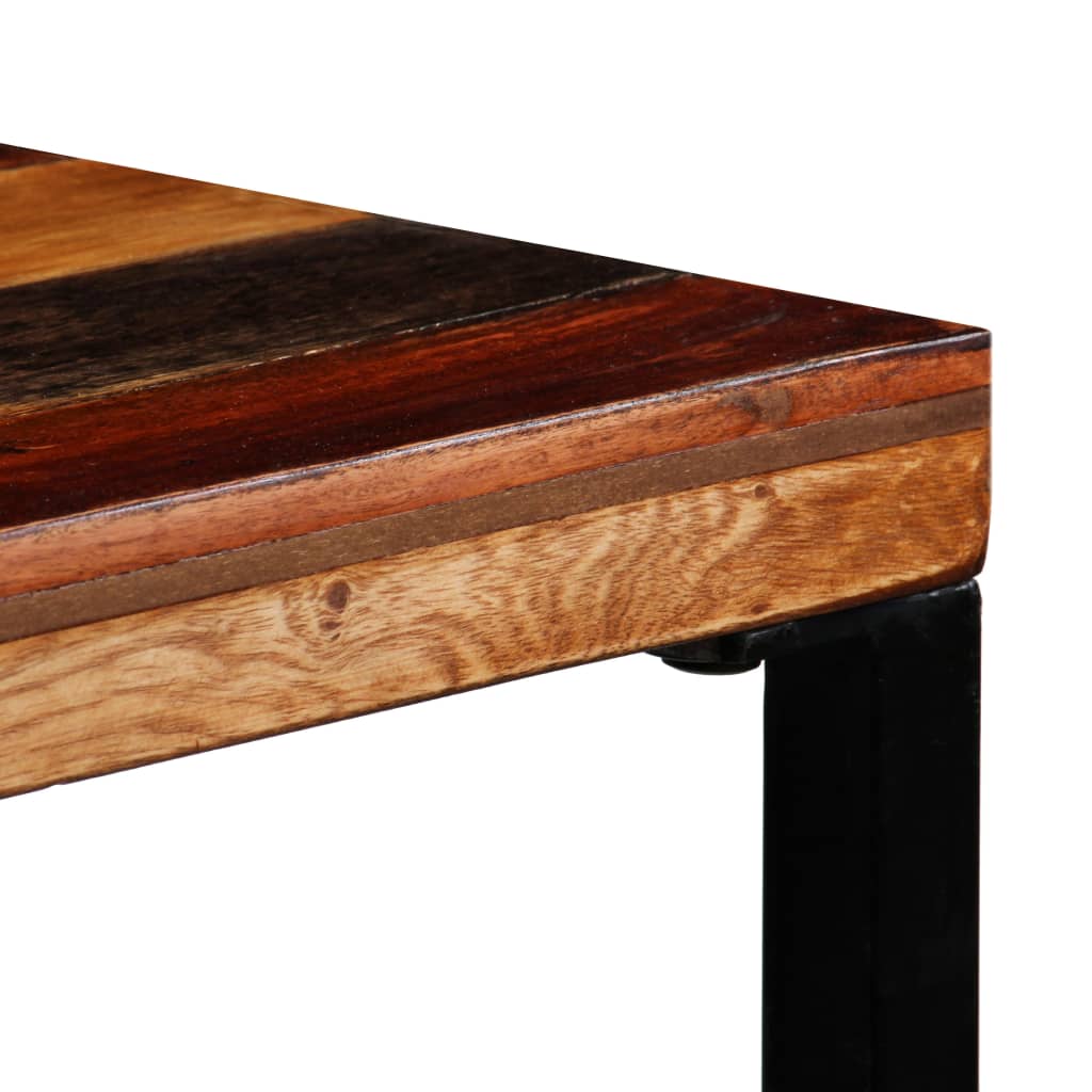 vidaXL バーテーブル 無垢の再生木材 70x70x106cm
