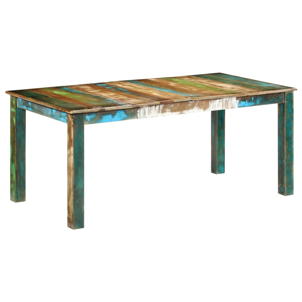 vidaXL ダイニングテーブル 180x90x76 cm 無垢の再生材