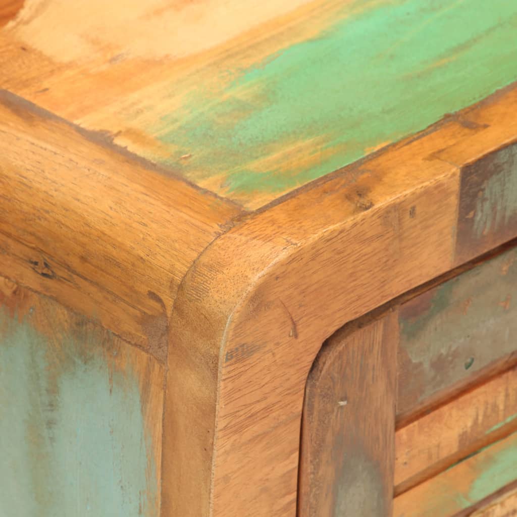 vidaXL ベッドサイドキャビネット 40x30x50cm 無垢の再生木材