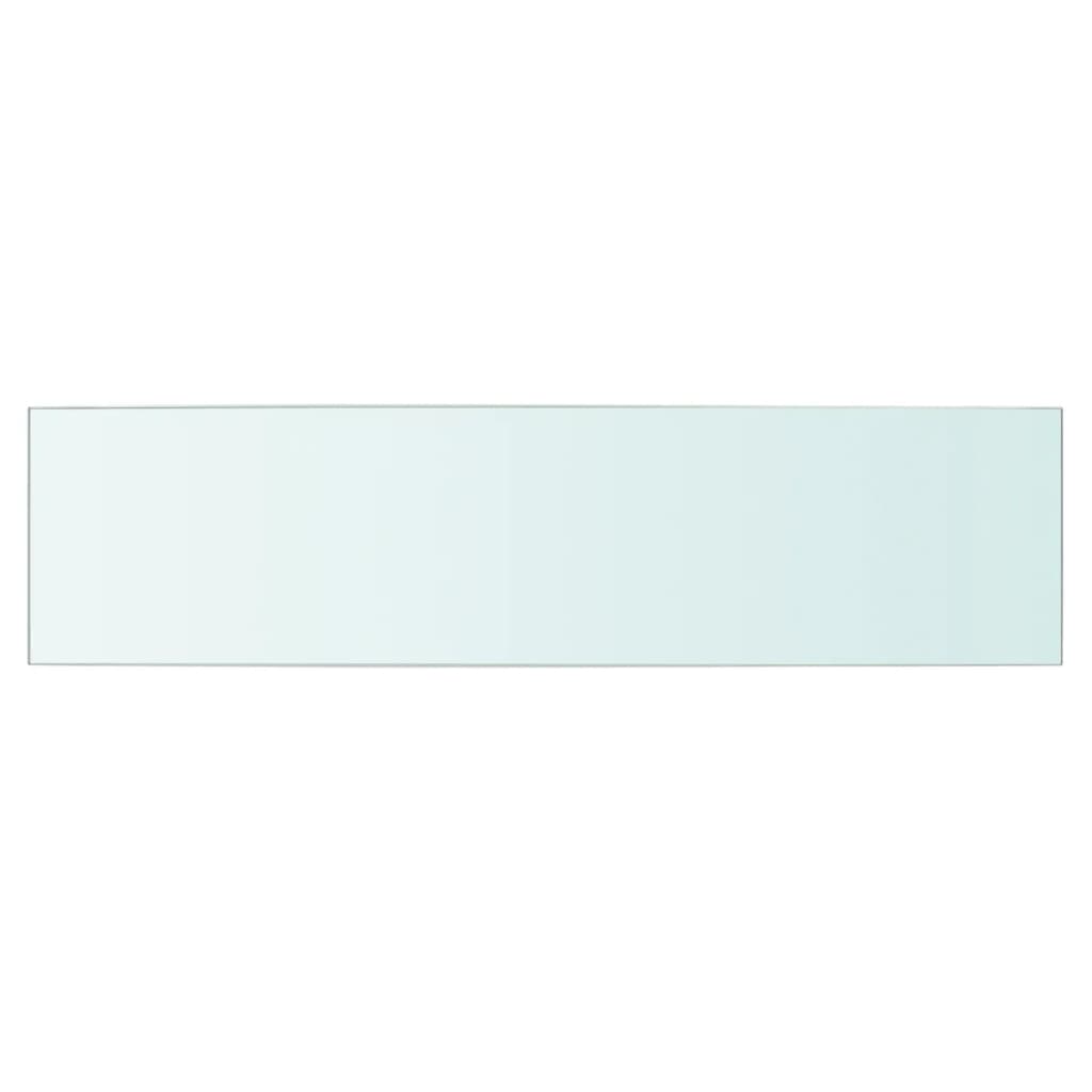 vidaXL 棚板 ガラス製 透明 60x15cm