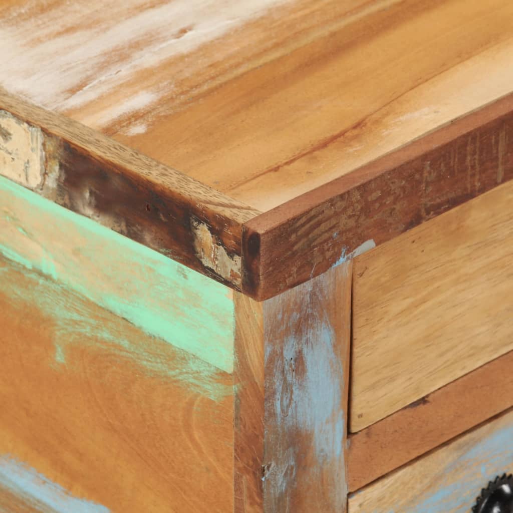 vidaXL コーヒーテーブル 再生木材 70x70x38cm