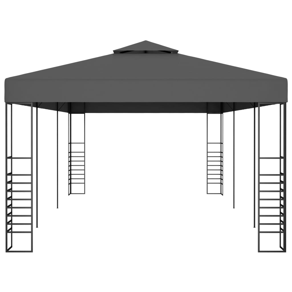 vidaXL ガーデンガゼボ風テント 3×6m アントラシート