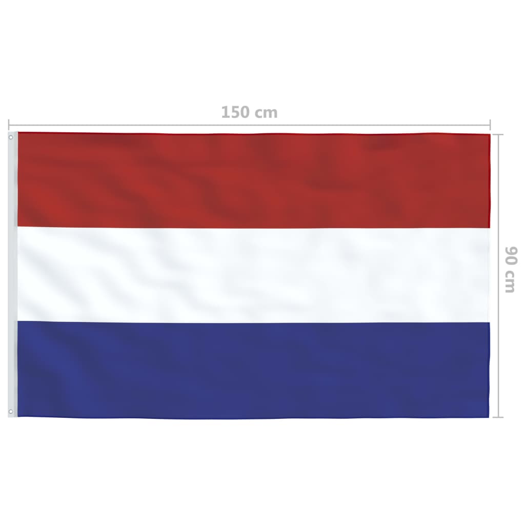 vidaXL オランダ 国旗 90x150cm