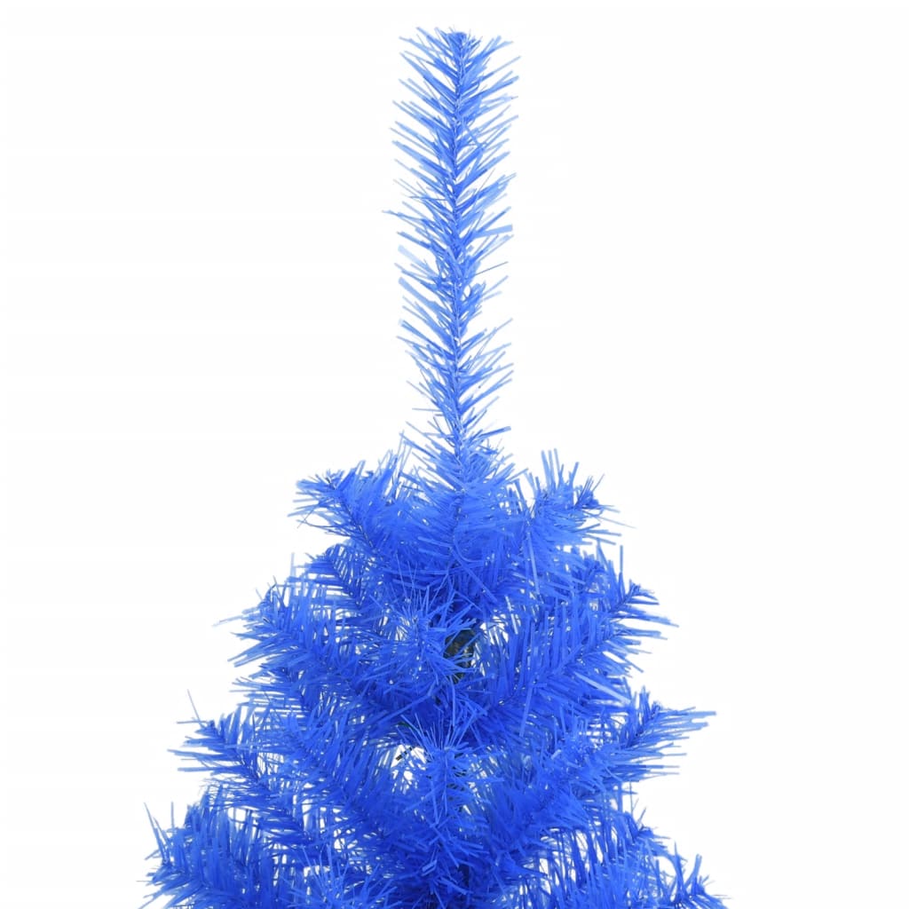 vidaXL フェイククリスマスツリー スタンド付 ブルー 150cm PVC製