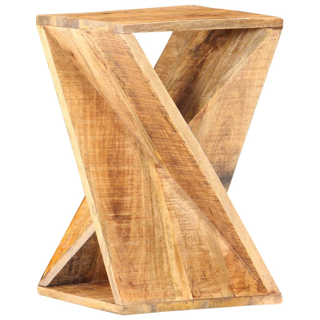 vidaXL サイドテーブル 35x35x55cm マンゴー無垢材