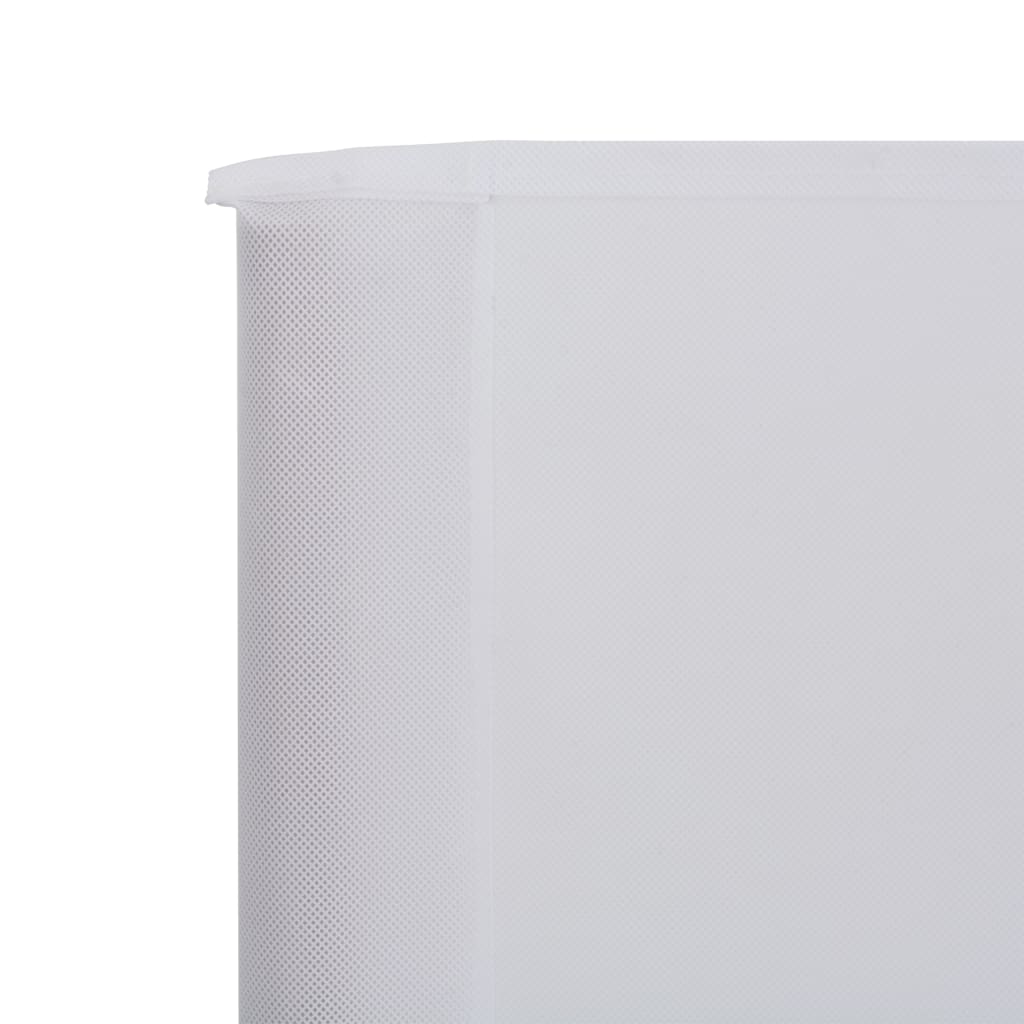 vidaXL 防風スクリーン パネル3枚 布製 400x160cm サンドホワイト