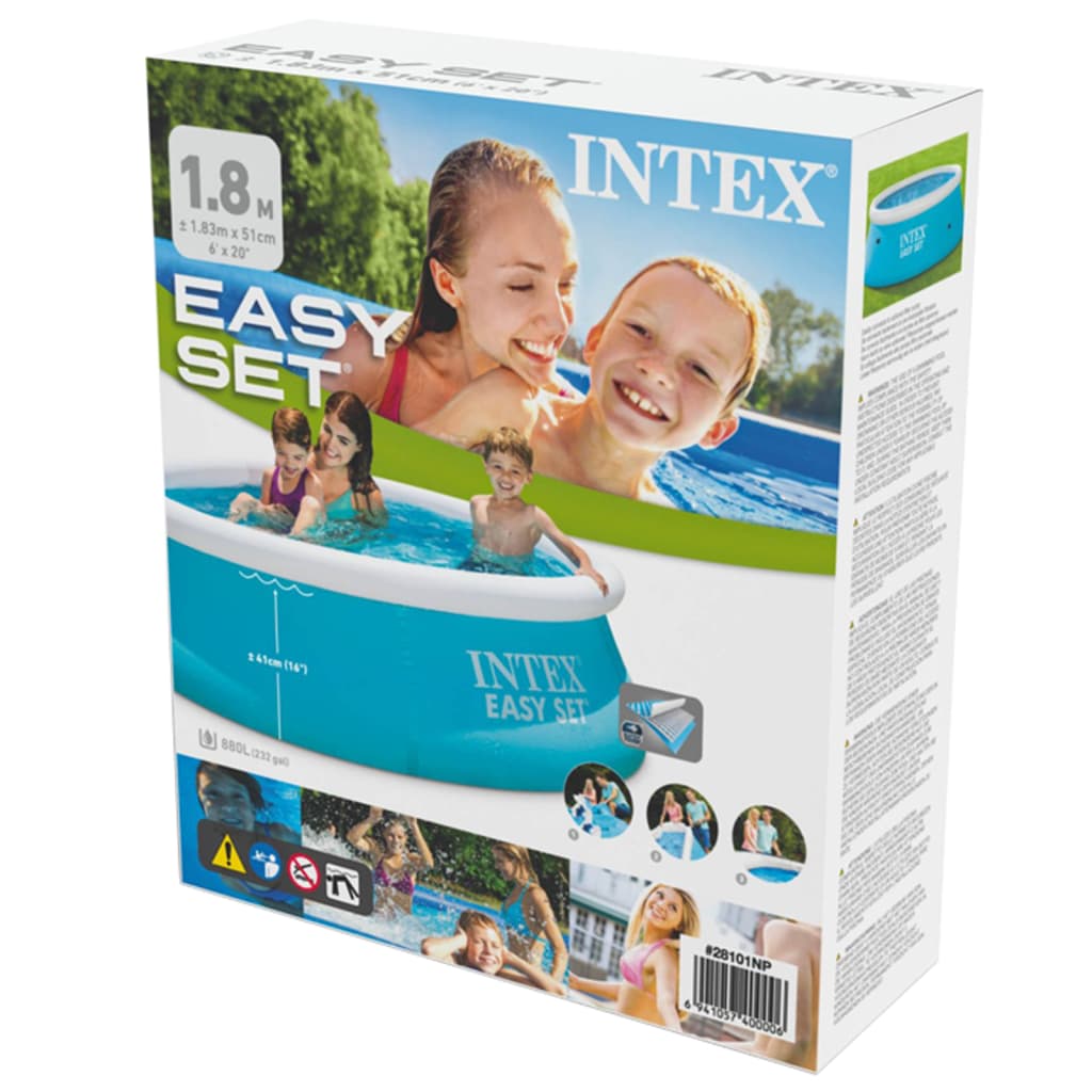 INTEX Intex スイミングプール「イージーセット」183x51 cm 28101NP