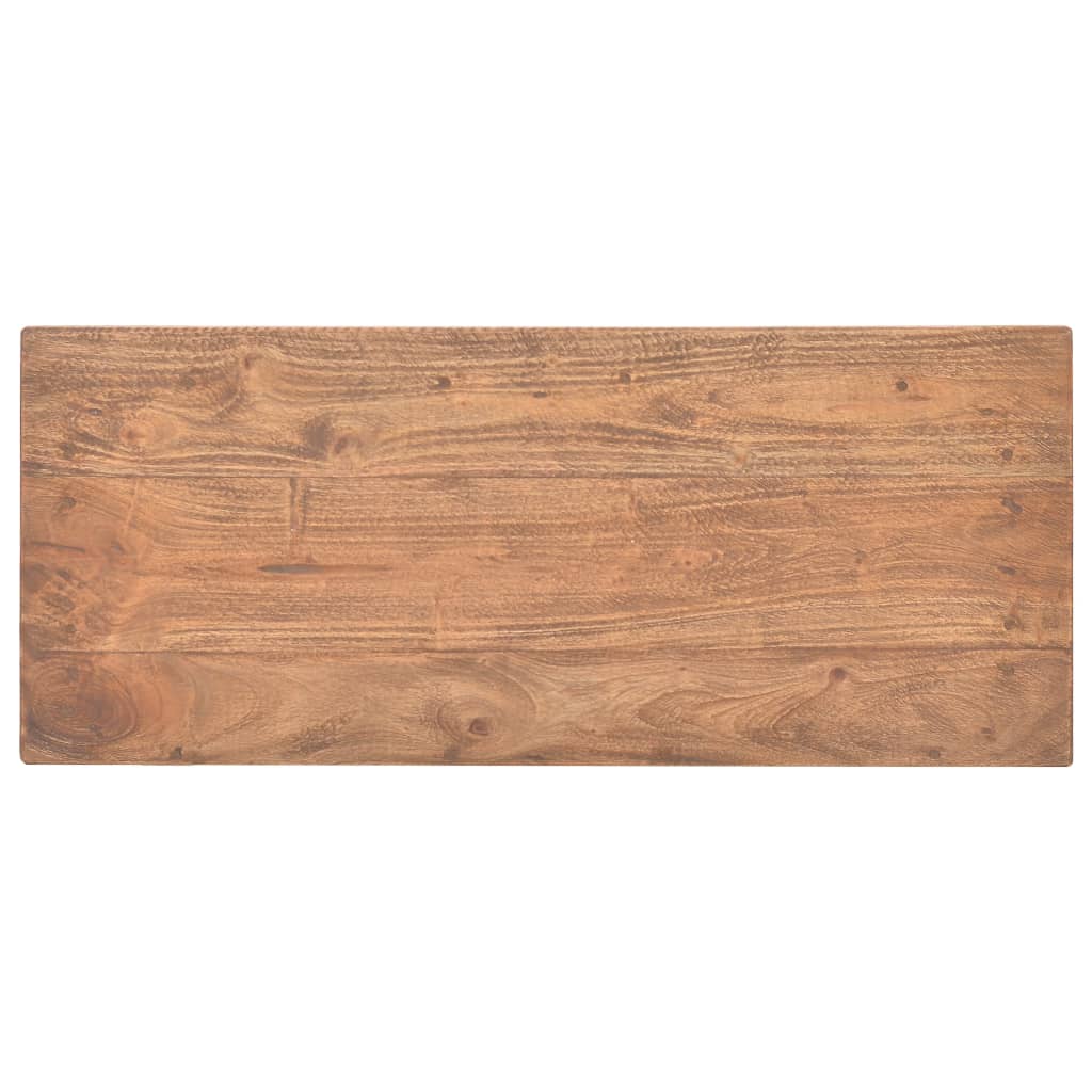 vidaXL コンソールテーブル 無垢の再生木材 69x28x70cm