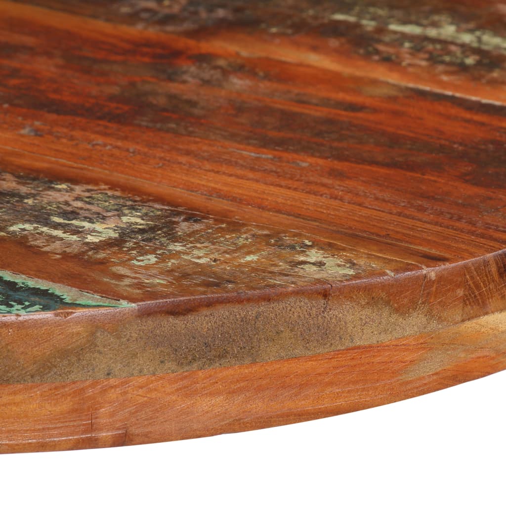 vidaXL ビストロテーブル 丸型 直径60x75cm 無垢の再生木材
