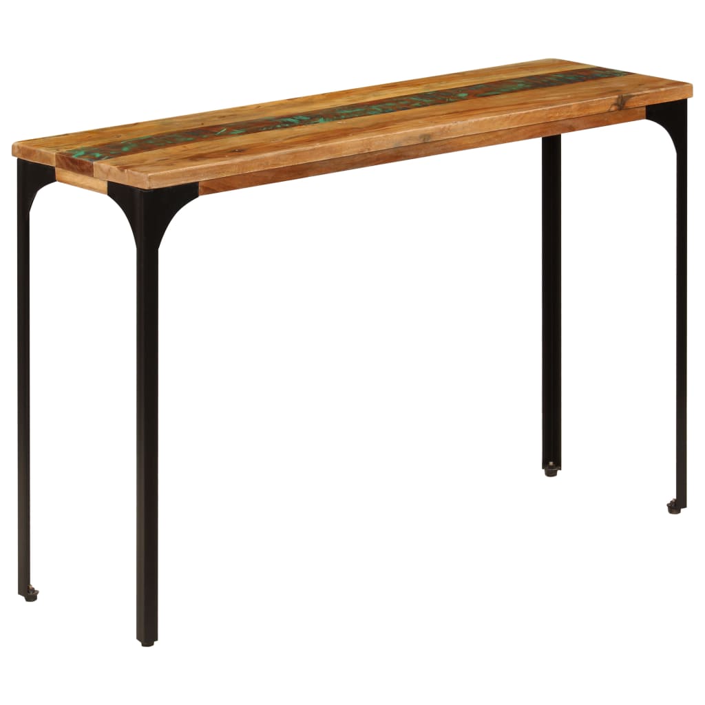 vidaXL コンソールテーブル 120x35x76cm 無垢の再生木材