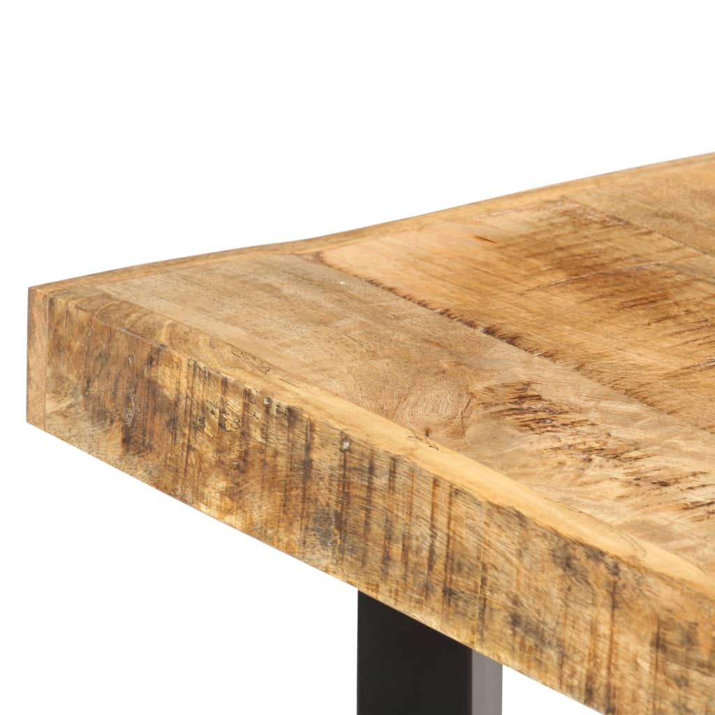 vidaXL バーテーブル 150x70x107cm マンゴー無垢材 (粗目)