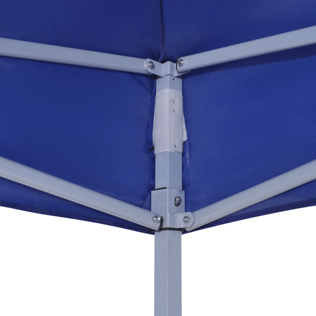 vidaXL 折りたたみ式テント ブルー 3x3m