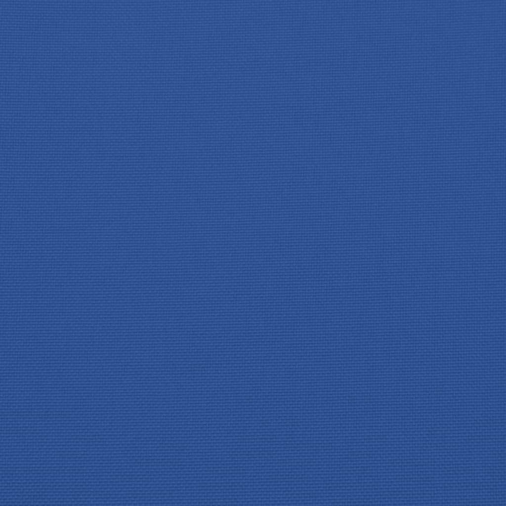 vidaXL ガーデンベンチクッション 2点　ブルー 120x50x7cm オックスフォードファブリック