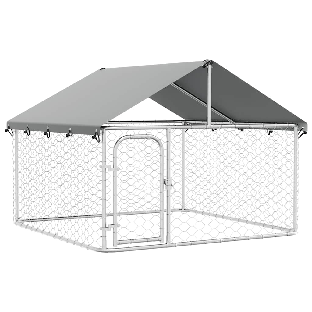 室外用 犬小屋 vidaXL 屋外用犬小屋 屋根付き 200x200x150cm | vidaXL.jp