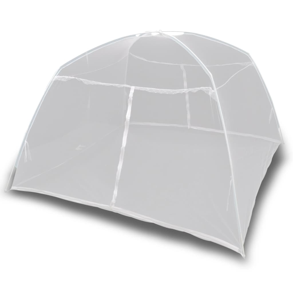 vidaXL キャンプ用テント 200x150x145 cm グラスファイバー ホワイト
