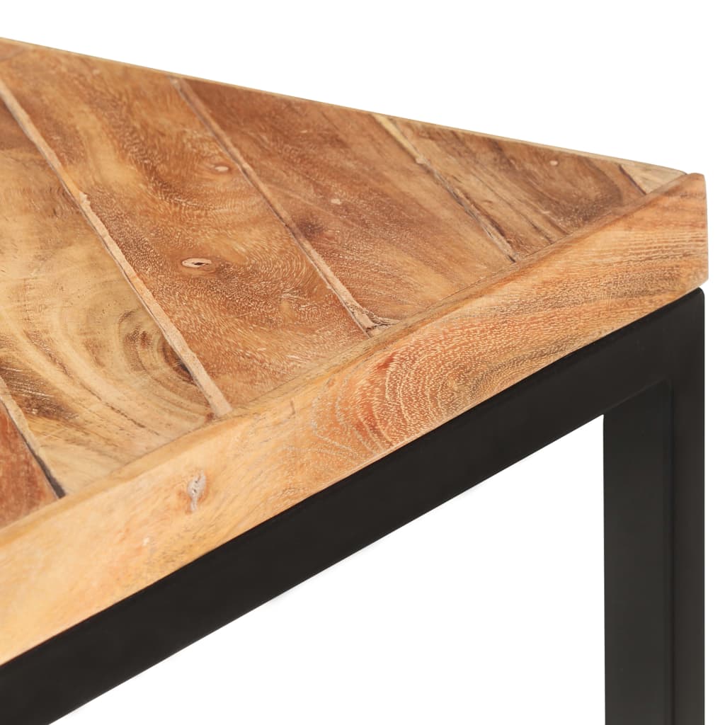 vidaXL ダイニングテーブル 200x90x76cm アカシア無垢材＆マンゴー無垢材