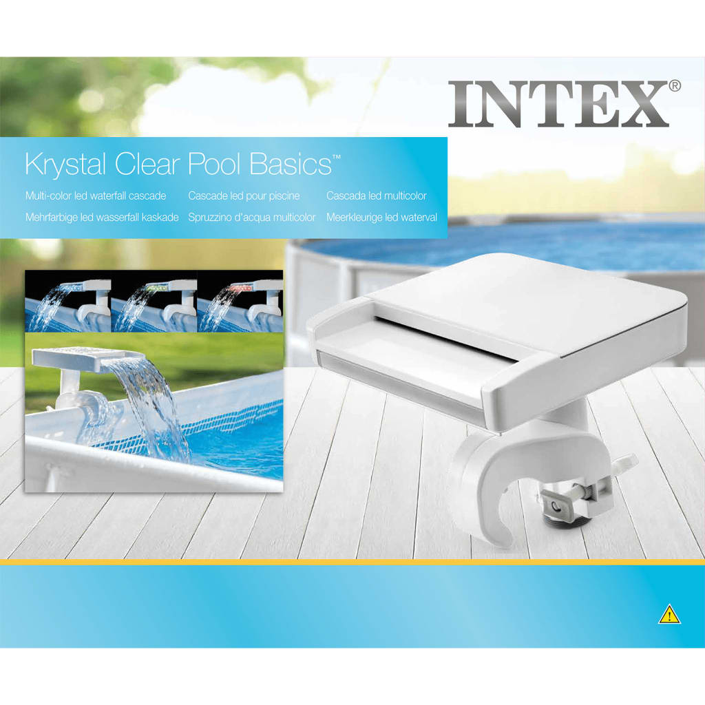 INTEX Intex プールLEDウォーターフォール マルチカラー 28090