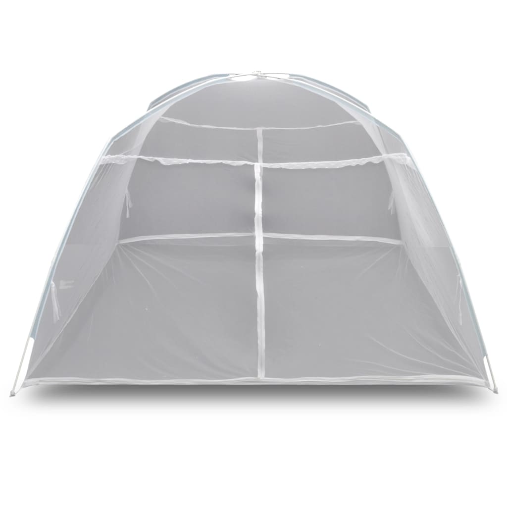 vidaXL キャンプ用テント 200x120x130cm グラスファイバー ホワイト