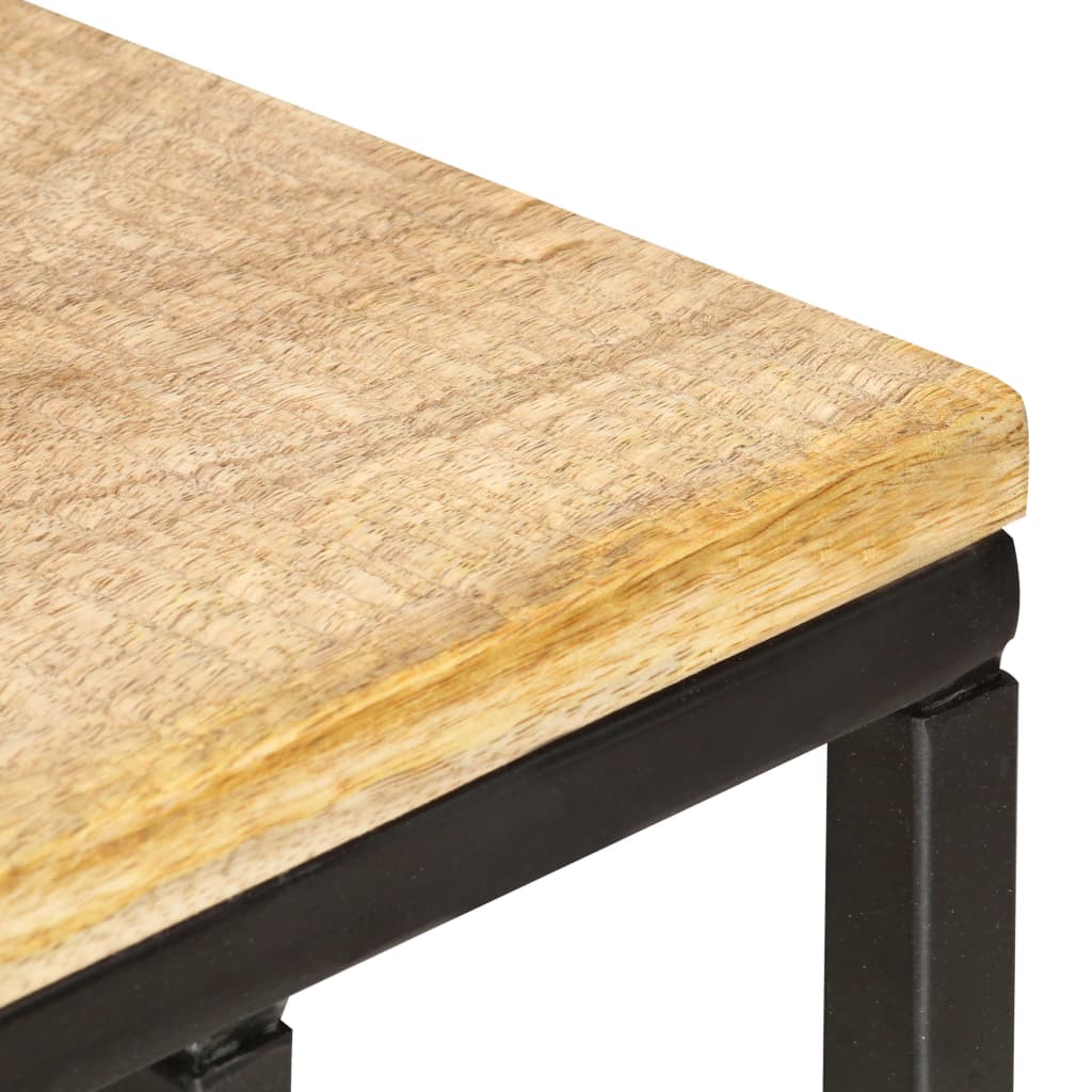 vidaXL サイドテーブル 35x45x65 cm マンゴー無垢材