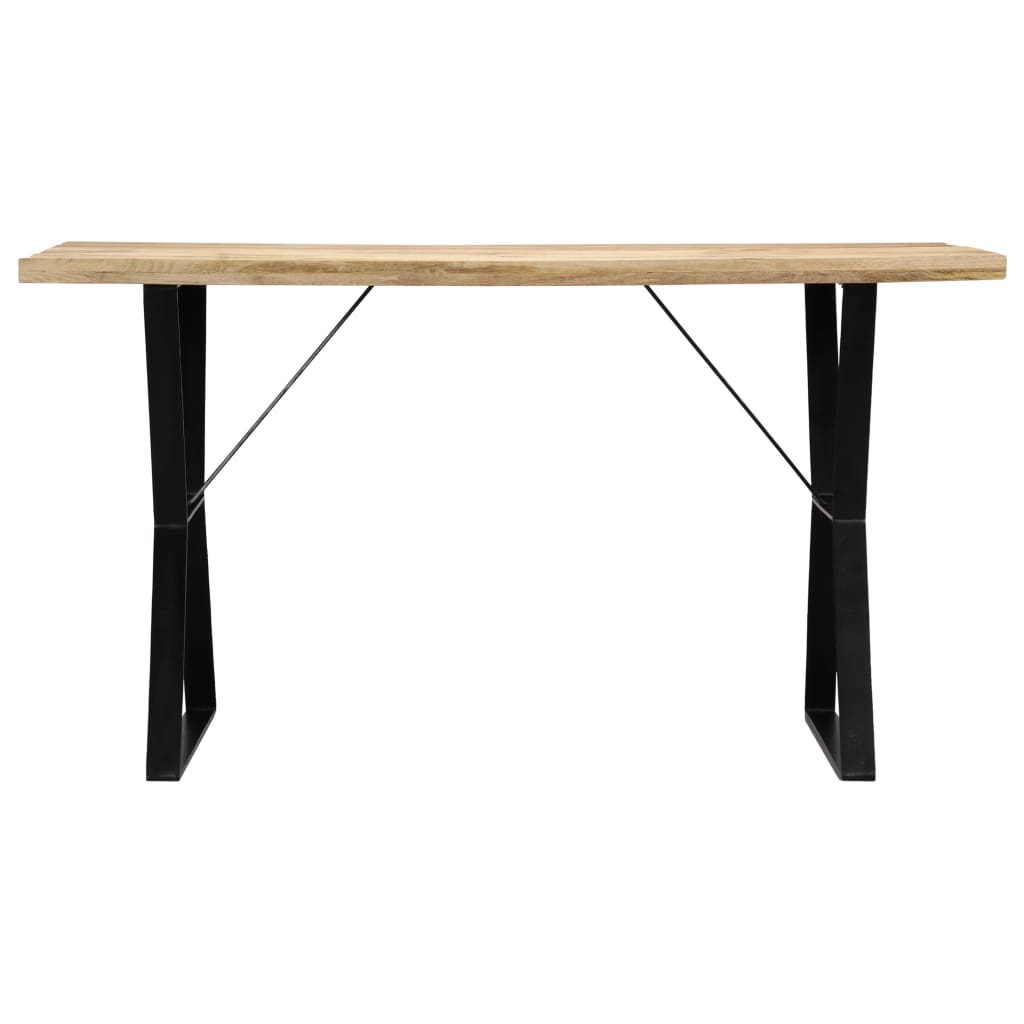 vidaXL ダイニングテーブル 140x80x76cm マンゴーウッド 無垢材