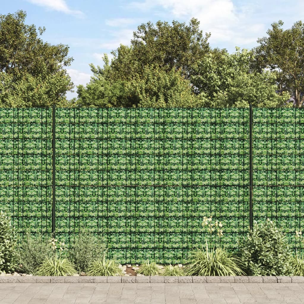 vidaXL ガーデンプライバシースクリーン PVC製 70 x 0.19m グリーン
